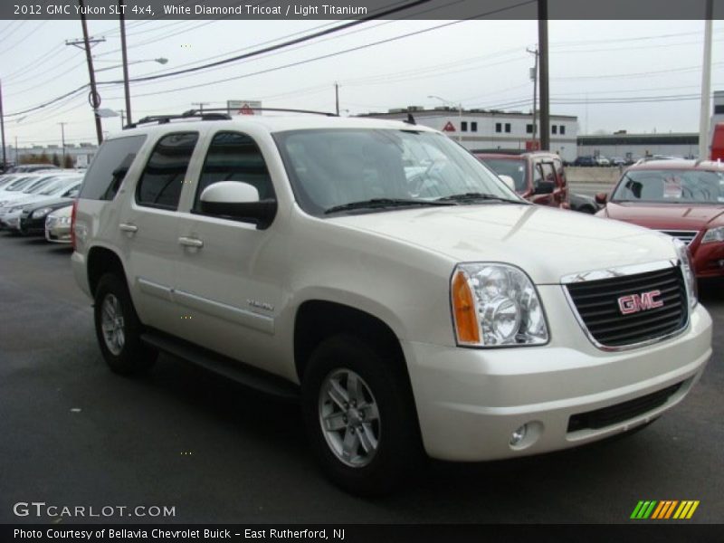 White Diamond Tricoat / Light Titanium 2012 GMC Yukon SLT 4x4