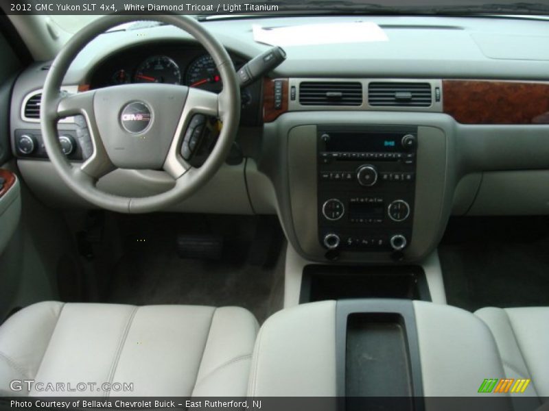 White Diamond Tricoat / Light Titanium 2012 GMC Yukon SLT 4x4