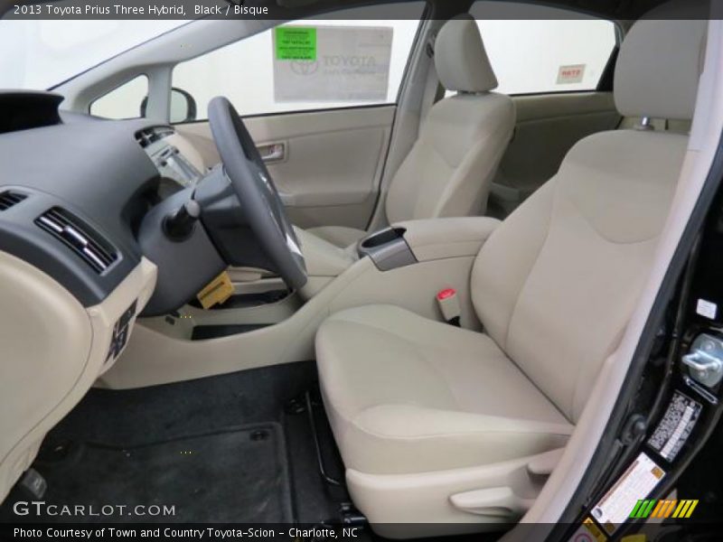 Black / Bisque 2013 Toyota Prius Three Hybrid