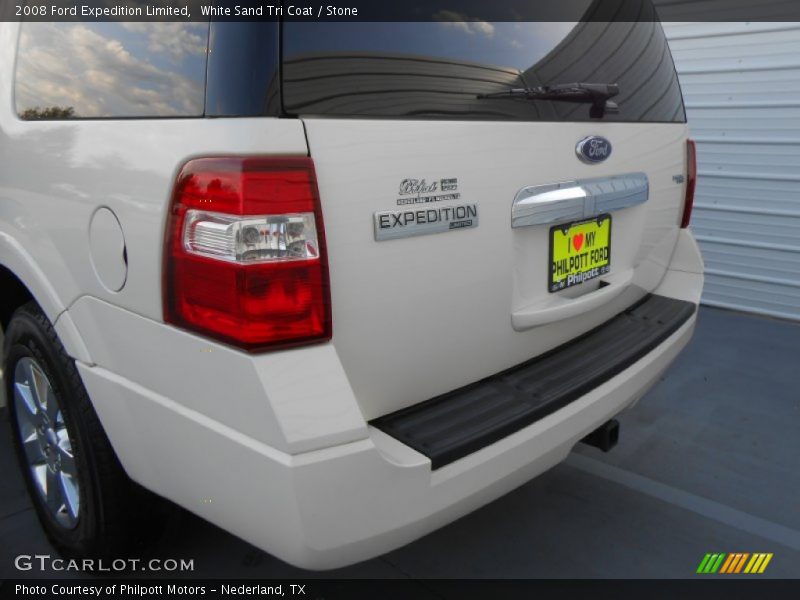 White Sand Tri Coat / Stone 2008 Ford Expedition Limited