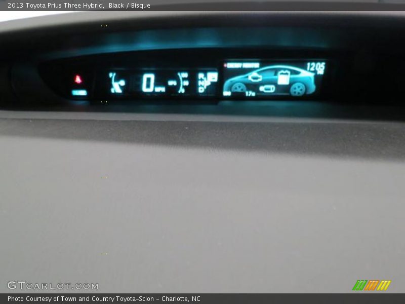 Black / Bisque 2013 Toyota Prius Three Hybrid