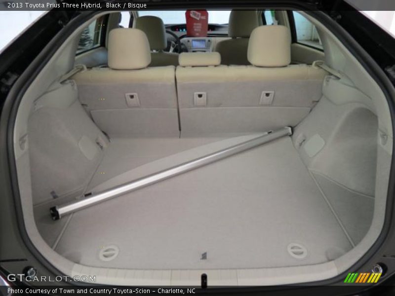 Black / Bisque 2013 Toyota Prius Three Hybrid