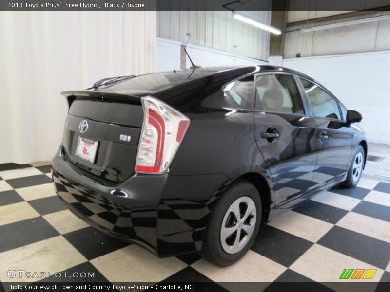 Black / Bisque 2013 Toyota Prius Three Hybrid