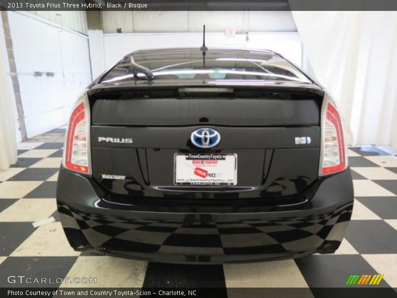Black / Bisque 2013 Toyota Prius Three Hybrid