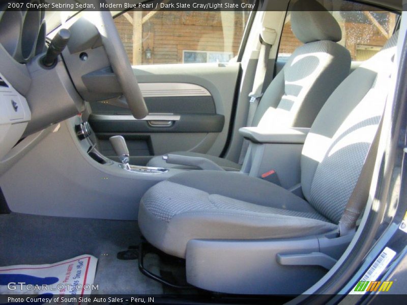 Modern Blue Pearl / Dark Slate Gray/Light Slate Gray 2007 Chrysler Sebring Sedan