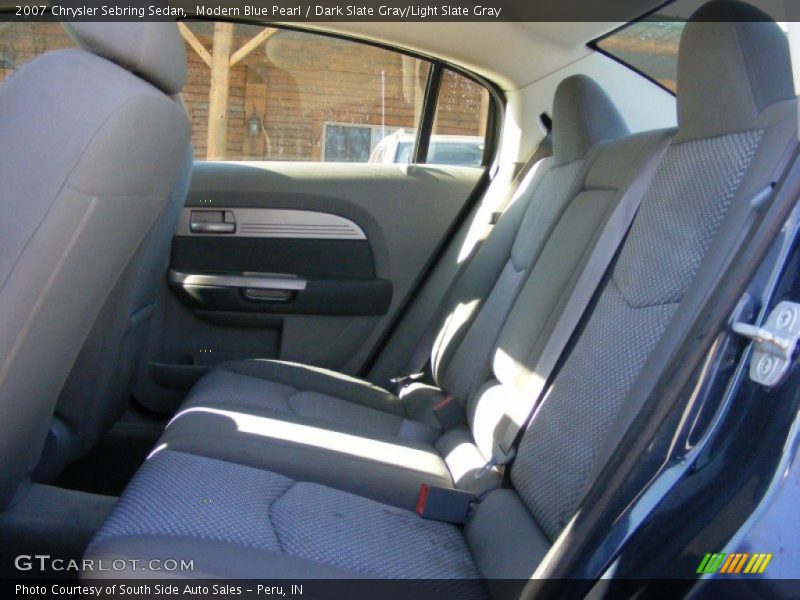 Modern Blue Pearl / Dark Slate Gray/Light Slate Gray 2007 Chrysler Sebring Sedan