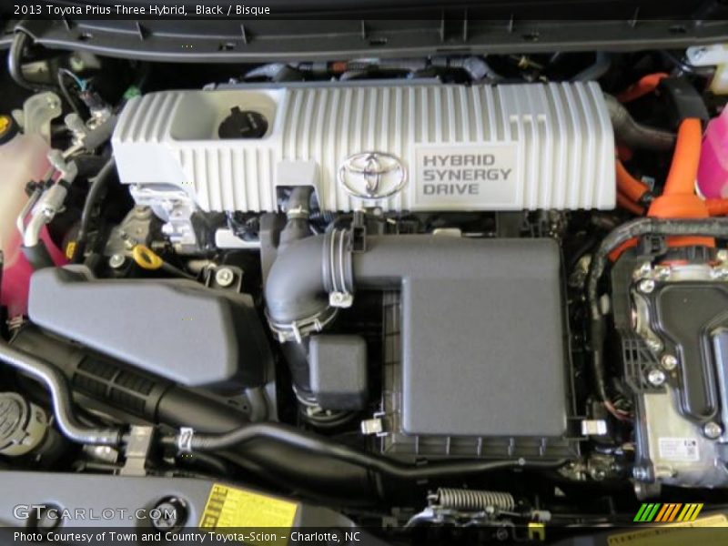 Black / Bisque 2013 Toyota Prius Three Hybrid