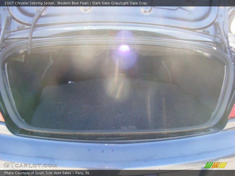 Modern Blue Pearl / Dark Slate Gray/Light Slate Gray 2007 Chrysler Sebring Sedan