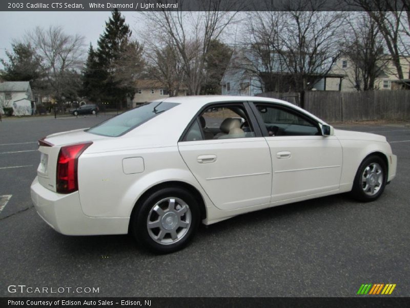 White Diamond / Light Neutral 2003 Cadillac CTS Sedan