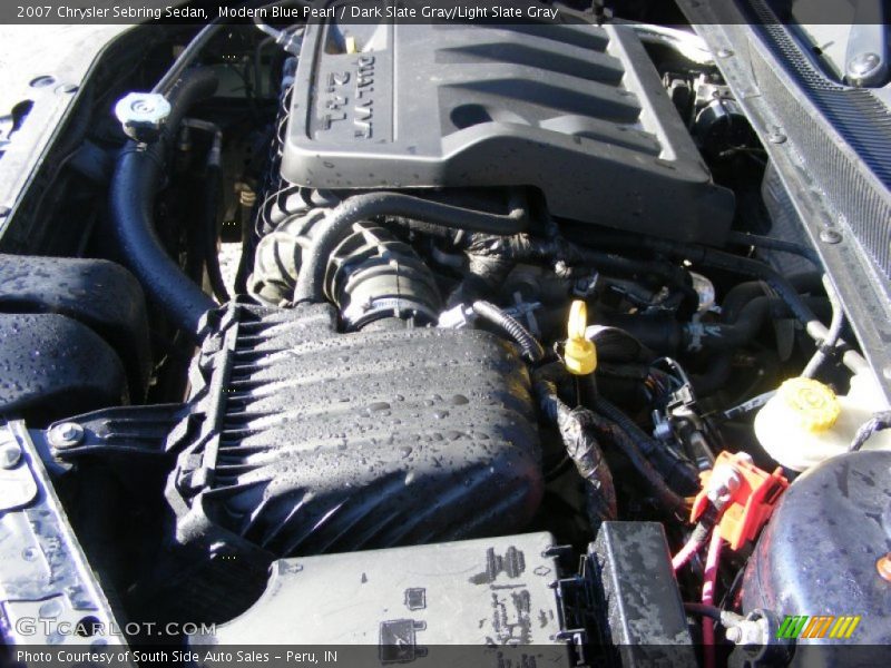 Modern Blue Pearl / Dark Slate Gray/Light Slate Gray 2007 Chrysler Sebring Sedan