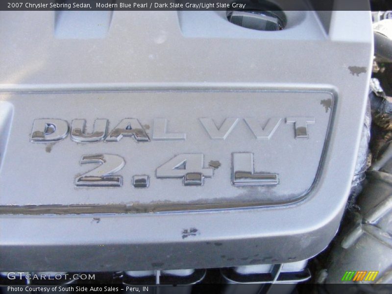 Modern Blue Pearl / Dark Slate Gray/Light Slate Gray 2007 Chrysler Sebring Sedan