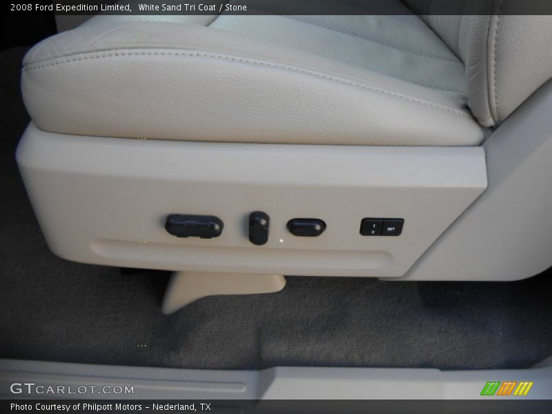 White Sand Tri Coat / Stone 2008 Ford Expedition Limited