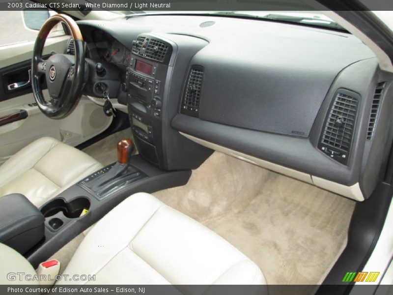 White Diamond / Light Neutral 2003 Cadillac CTS Sedan