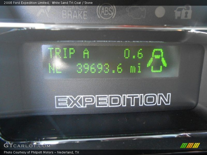 White Sand Tri Coat / Stone 2008 Ford Expedition Limited