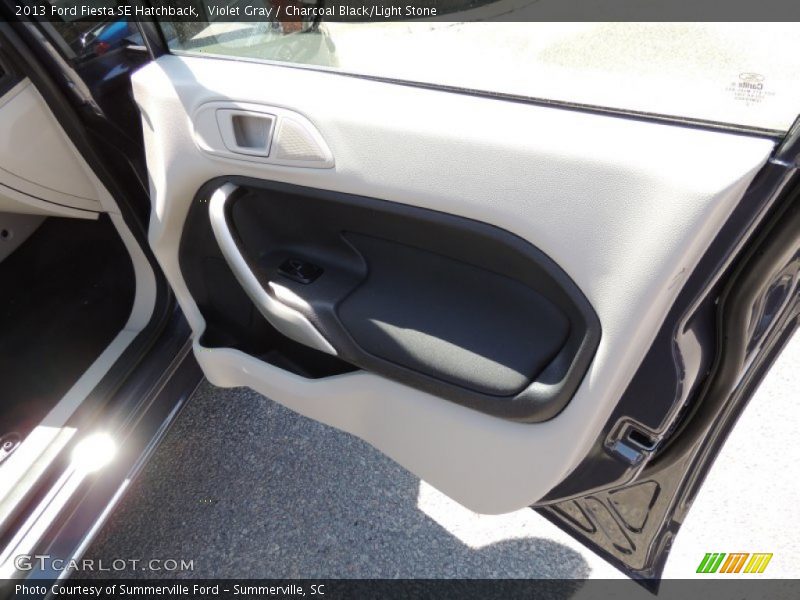 Violet Gray / Charcoal Black/Light Stone 2013 Ford Fiesta SE Hatchback