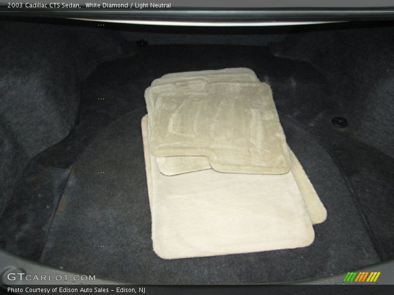 White Diamond / Light Neutral 2003 Cadillac CTS Sedan
