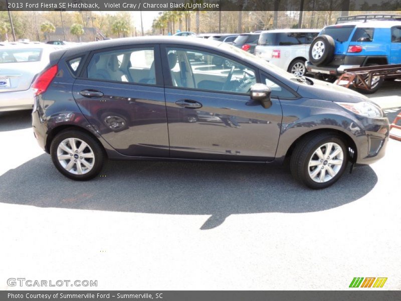 Violet Gray / Charcoal Black/Light Stone 2013 Ford Fiesta SE Hatchback