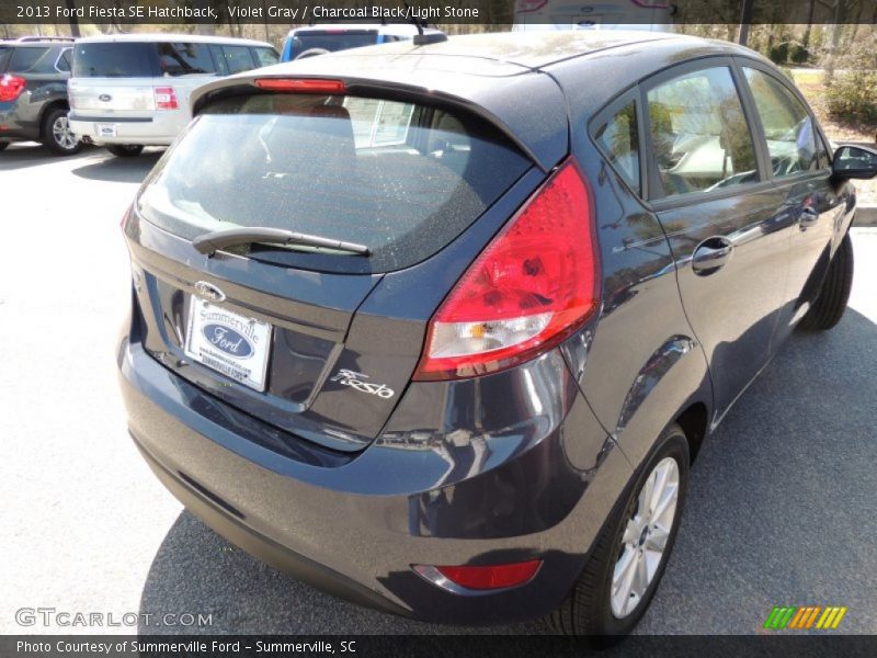Violet Gray / Charcoal Black/Light Stone 2013 Ford Fiesta SE Hatchback