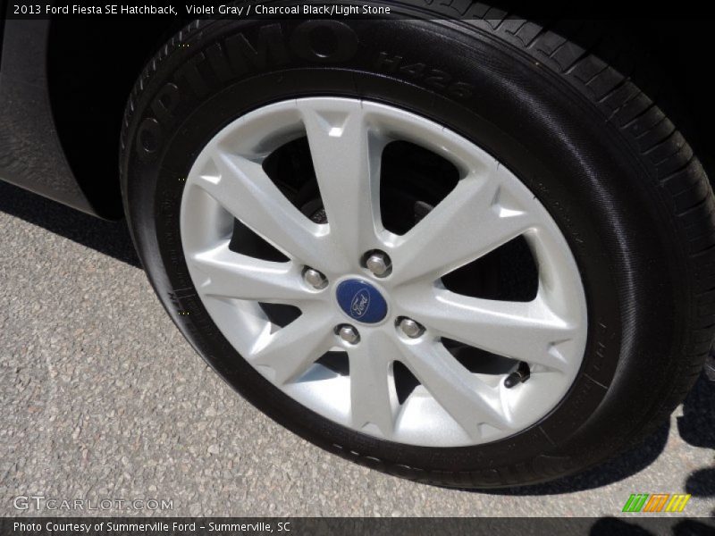 Violet Gray / Charcoal Black/Light Stone 2013 Ford Fiesta SE Hatchback