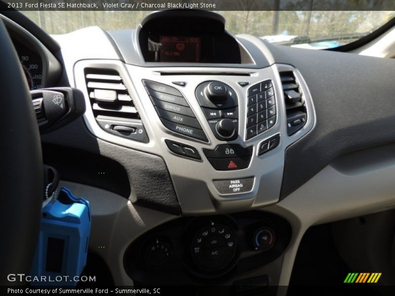 Violet Gray / Charcoal Black/Light Stone 2013 Ford Fiesta SE Hatchback
