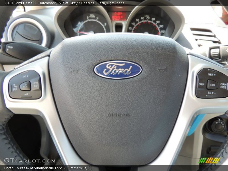 Violet Gray / Charcoal Black/Light Stone 2013 Ford Fiesta SE Hatchback