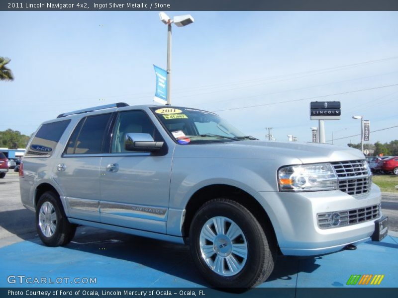 Ingot Silver Metallic / Stone 2011 Lincoln Navigator 4x2