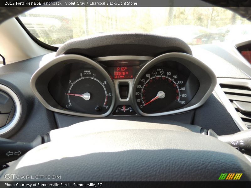 Violet Gray / Charcoal Black/Light Stone 2013 Ford Fiesta SE Hatchback