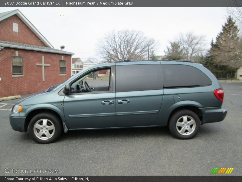 Magnesium Pearl / Medium Slate Gray 2007 Dodge Grand Caravan SXT