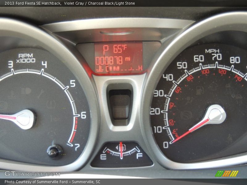 Violet Gray / Charcoal Black/Light Stone 2013 Ford Fiesta SE Hatchback
