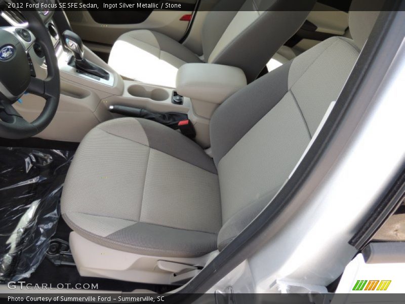 Ingot Silver Metallic / Stone 2012 Ford Focus SE SFE Sedan