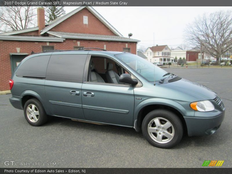 Magnesium Pearl / Medium Slate Gray 2007 Dodge Grand Caravan SXT