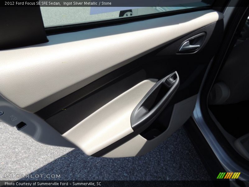 Ingot Silver Metallic / Stone 2012 Ford Focus SE SFE Sedan