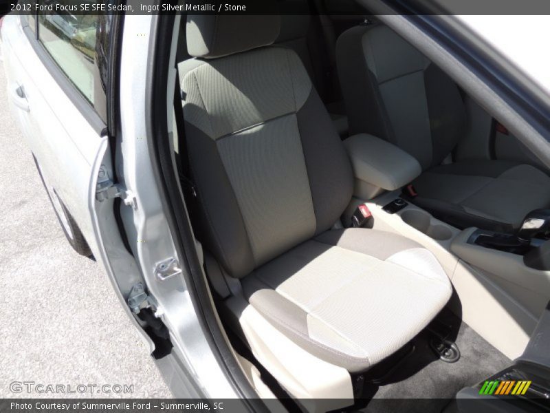Ingot Silver Metallic / Stone 2012 Ford Focus SE SFE Sedan