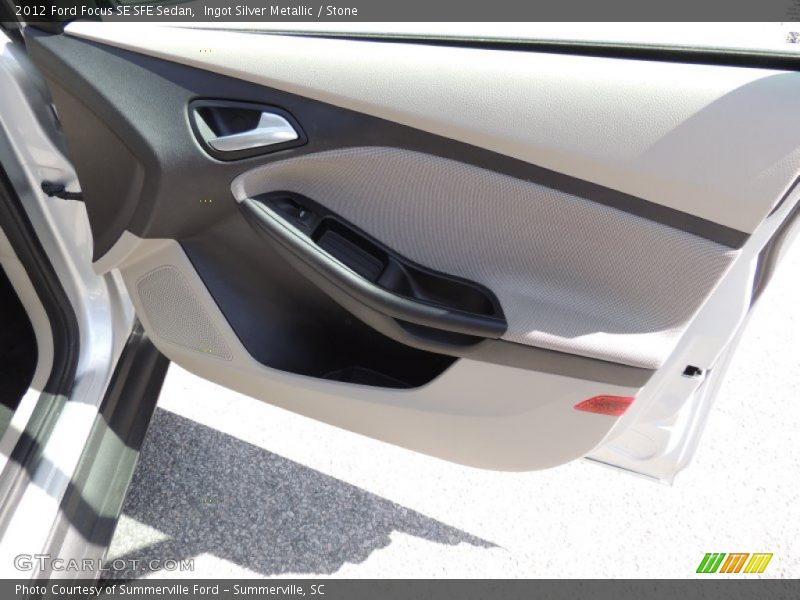 Ingot Silver Metallic / Stone 2012 Ford Focus SE SFE Sedan