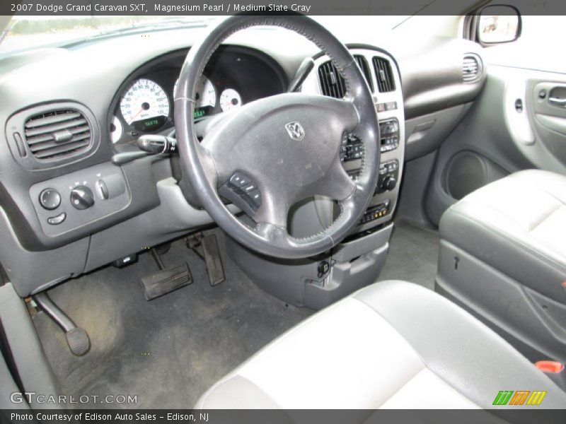Medium Slate Gray Interior - 2007 Grand Caravan SXT 