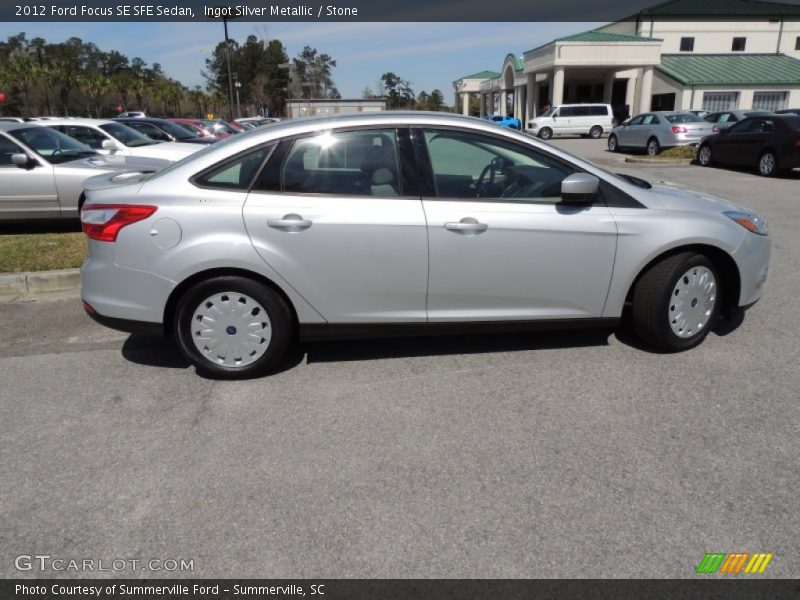 Ingot Silver Metallic / Stone 2012 Ford Focus SE SFE Sedan