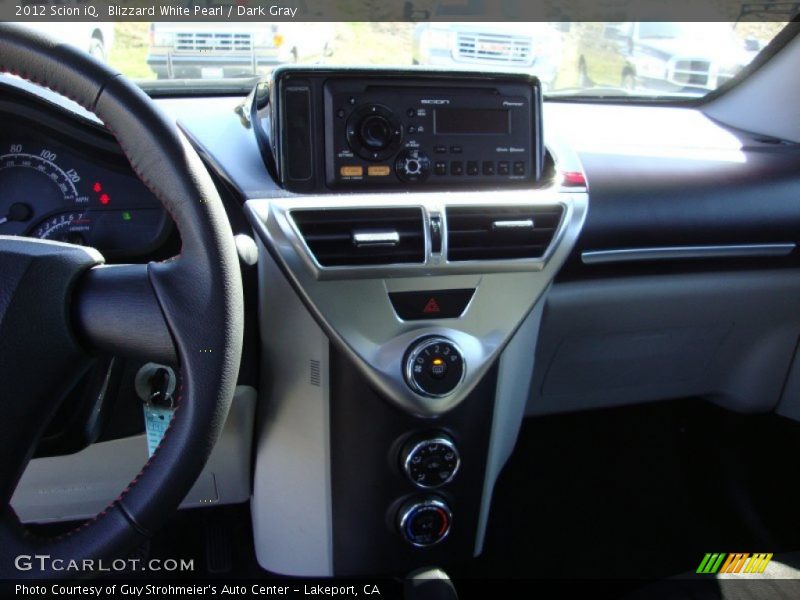 Blizzard White Pearl / Dark Gray 2012 Scion iQ