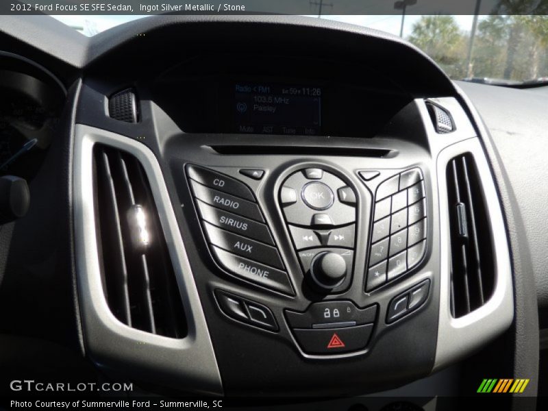 Ingot Silver Metallic / Stone 2012 Ford Focus SE SFE Sedan