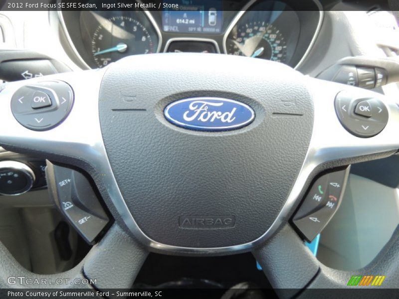 Ingot Silver Metallic / Stone 2012 Ford Focus SE SFE Sedan