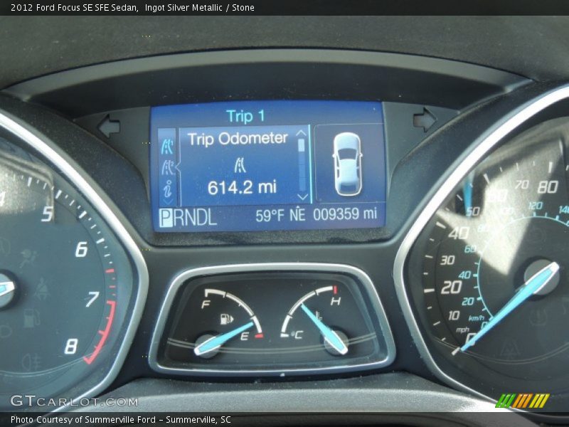 Ingot Silver Metallic / Stone 2012 Ford Focus SE SFE Sedan