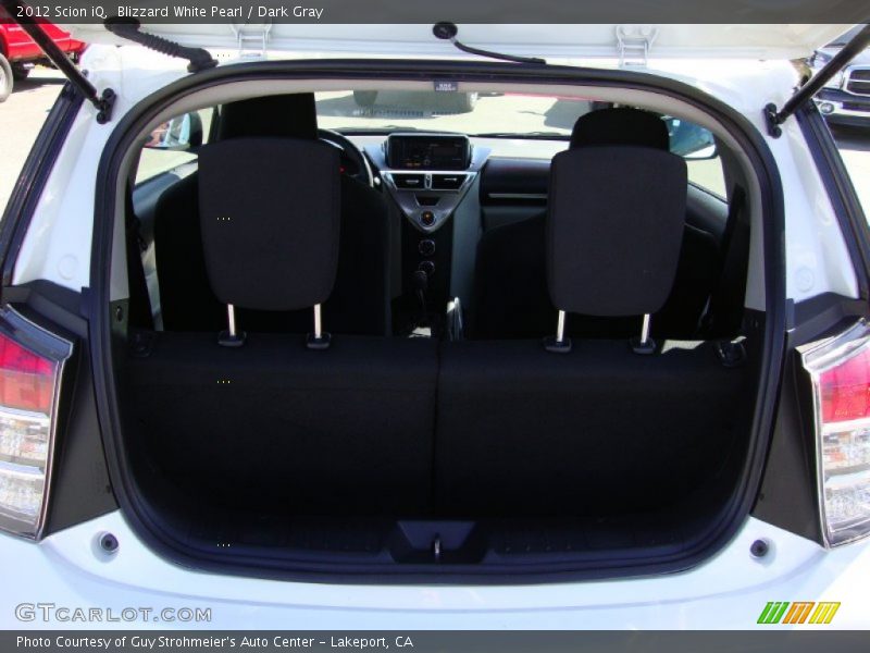 Blizzard White Pearl / Dark Gray 2012 Scion iQ