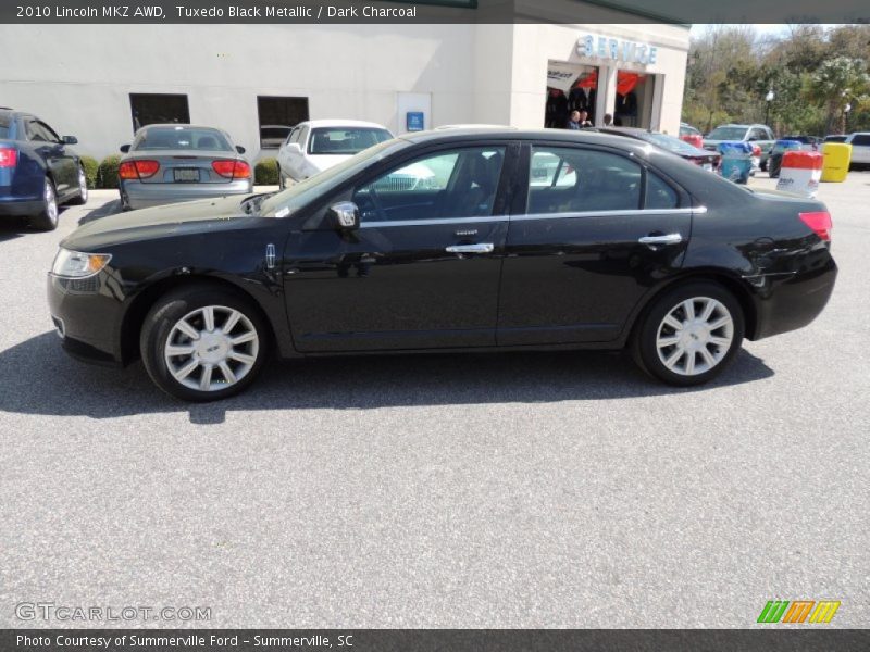 Tuxedo Black Metallic / Dark Charcoal 2010 Lincoln MKZ AWD