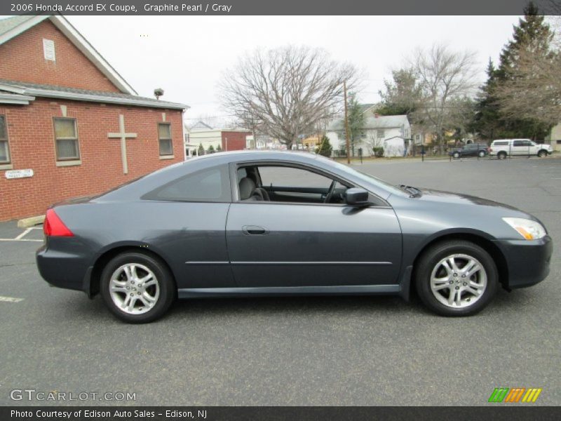 Graphite Pearl / Gray 2006 Honda Accord EX Coupe