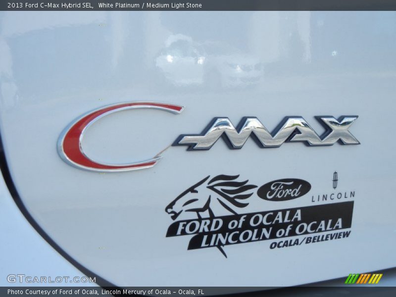White Platinum / Medium Light Stone 2013 Ford C-Max Hybrid SEL