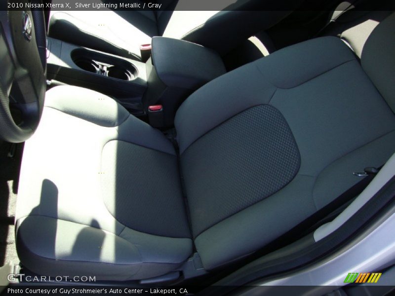 Silver Lightning Metallic / Gray 2010 Nissan Xterra X