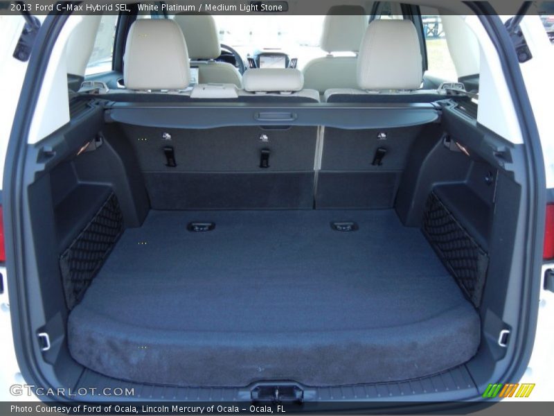 White Platinum / Medium Light Stone 2013 Ford C-Max Hybrid SEL