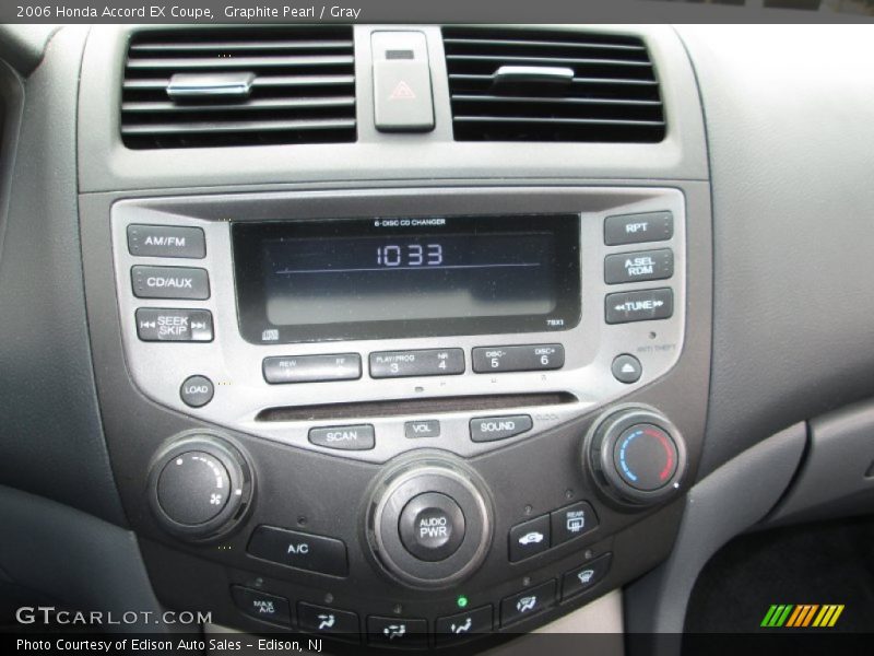 Controls of 2006 Accord EX Coupe