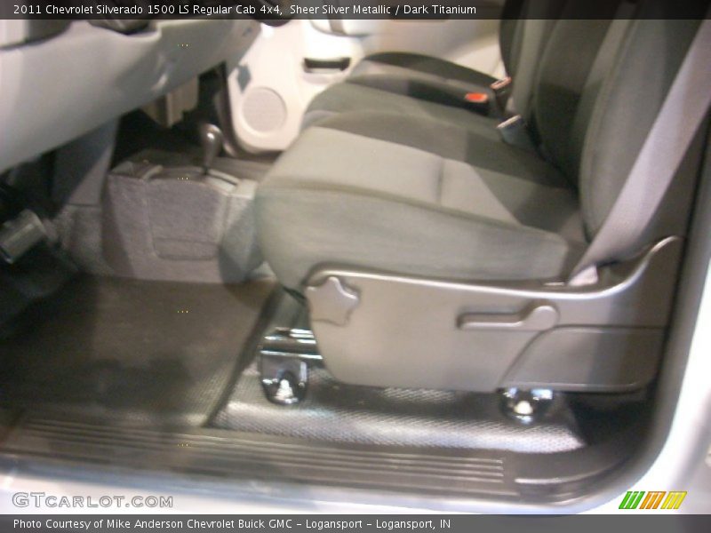 Sheer Silver Metallic / Dark Titanium 2011 Chevrolet Silverado 1500 LS Regular Cab 4x4
