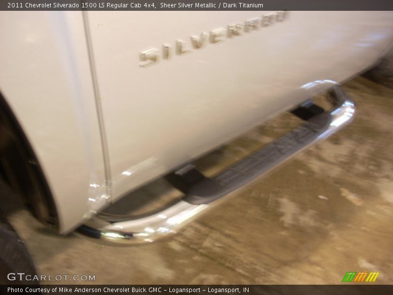 Sheer Silver Metallic / Dark Titanium 2011 Chevrolet Silverado 1500 LS Regular Cab 4x4
