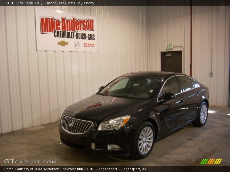 Carbon Black Metallic / Ebony 2011 Buick Regal CXL